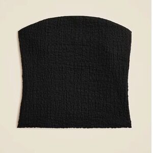 NWT J. Crew S M Bubble-Knit Tube Top in Black $39.50